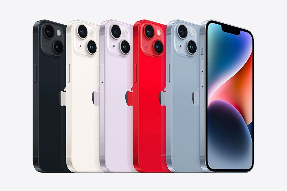 Toutes les couleurs de l'iPhone 14, en promo chez Amazon